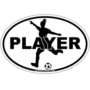 Soccer Player Bumper Sticker